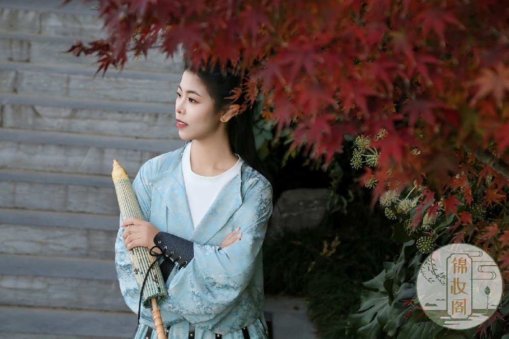 开封清明上河园唐制汉服拍摄