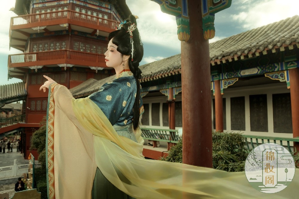 开封翰园碑林宋制汉服拍摄